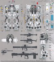 Flaming-Snow MG-34 Zaku II Shin Matsunaga Fluorescerend