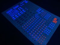 Flaming-Snow MG-11 Providence ZGMF-X13A Fluorescerend