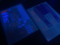 Flaming-Snow MG-02 Freedom 2.0 ZGMF-10A + Base Decals Fluorescerend