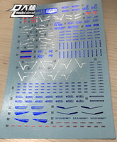 DL-Decal UC60 voor MG F91 Candy Blue 2 Vellen HOT STAMPING