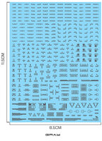 Delpi-Decal 1/100 Caution Signs Grijs