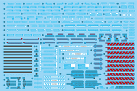 Delpi-Decal PG Unicorn Perfectibility Divine Expansion Set Blauw Holo