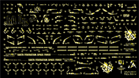 Delpi-Decal RG RX-93-2 Hi-Nu Metaal Goud