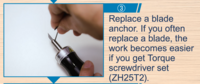Echo Tech Thin Long Blade Set for Ultrasonic Cutter ZH16S