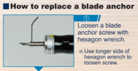 Echo Tech Thin Long Blade Set for Ultrasonic Cutter ZH16S