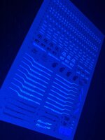 Flaming-Snow MGEX-124 Strike Freedom Fluorescent Decals
