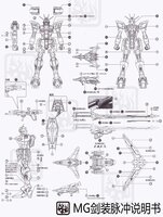 Flaming-Snow MG-54 Sword Impulse Fluorescent Decals