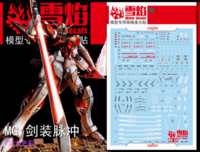 Flaming-Snow MG-54 Sword Impulse Fluorescent Decals