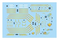 Flaming-Snow MG-82 Strike Rouge Fluorescent Decals