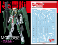 Flaming-Snow MG-28 Dynames Fluorescent Decals