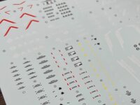 Flaming-Snow MG-107 Zeta Ver. 2.0 Fluorescent Decals