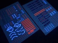 Flaming-Snow MG-20 Deepstriker + Expansion Fluorescent Decals