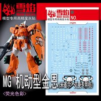 Flaming-Snow MG-168 Ginn Miguel Ayman Fluorescent Decals