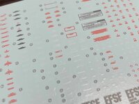 Flaming-Snow MG-18 RX-78-2 Ver. Ka Fluorescent Decals