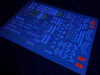 Flaming-Snow MG-110 Black Tri Stars Zaku II Ver. 2.0 Fluorescent Decals
