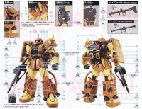 Flaming-Snow MG-174 Zaku II Masaya Nakagawa Fluorescent Decals