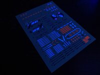 Flaming-Snow MG-69 Crossbone Gundam X-1 Full Cloth Fluorescent Decals