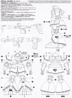 Flaming-Snow MG-85 Rick Dom Fluorescent Decals