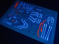 Flaming-Snow MG-07 Gundam Fenice Rinascita Fluorescent Decals
