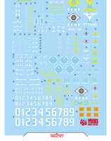 Flaming-Snow MG-162 MS-06K Zaku Cannon Ver. Z Fluorescent Decals