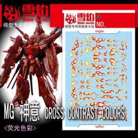 Flaming-Snow MG-171 Providence Gundam (Cross Contrast Colors) Hot Stamp Decals