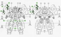 Flaming-Snow MG-76 Virtue Gundam Fluorescent Decals