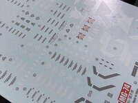 Flaming-Snow MG-76 Virtue Gundam Fluorescent Decals