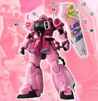 Flaming-Snow MG-84 Zaku Warrior (Live Concert Ver.) Fluorescent Decals