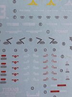 Flaming-Snow MG-33-1 Gundam MK-II Ver 2.0 Titans Fluorescent Decals
