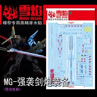Flaming-Snow MG-79 Launcher Striker/Sword Striker Pack Fluorescent Decals