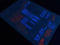 Flaming-Snow MG-70 Eclipse Gundam Fluorescent Decals