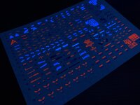 Flaming-Snow MG-41 Nu Gundam Ver. Ka Fluorescent Decals