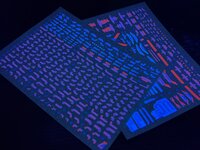 Flaming-Snow PG-14 Unicorn Phenex Fluorescent Decals