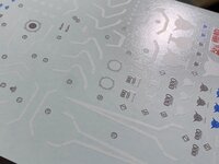 Flaming-Snow MG-36 00 Qan(T) Full Saber Fluorescent Decals