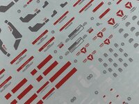 Flaming-Snow PG-05-1 Gundam RX-178 MK II A.E.U.G. Fluorescent Decals