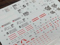 Flaming-Snow MG-114 Perfect Strike (Base Limited) Fluorescent Decals