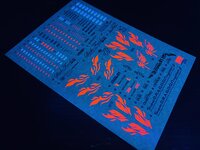 Flaming-Snow MG-83 Strike Freedom Ver. Zhuque Fluorescent Decals