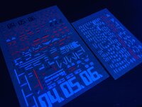 Flaming-Snow MG-52 Fazz Ver. Ka Fluorescent Decals