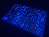 Flaming-Snow MG-99  RX-77-2 Guncannon Fluorescent Decals