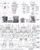 Flaming-Snow MG-167 MS-07B Gouf Ver.2.0 Fluorescent Decals