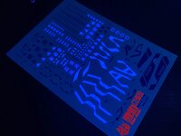 Flaming-Snow MG-57 Gundam Kyrios Fluorescent Decals