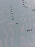 Flaming-Snow MG-57 Gundam Kyrios Fluorescent Decals