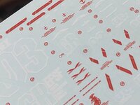 Flaming-Snow MG-43 Unicorn Phenex (Narrative Ver.) Fluorescent Decals