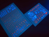 Flaming-Snow MG-43 Unicorn Phenex (Narrative Ver.) Fluorescent Decals