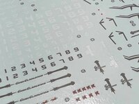 Flaming-Snow MG-105 Ginn Gladiator Fluorescent Decals