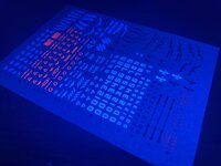 Flaming-Snow MG-105 Ginn Gladiator Fluorescent Decals