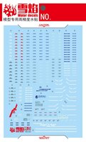Flaming-Snow MG-25 Aile Strike Gundam MB Style Fluorescent Decals