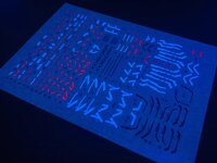 Flaming-Snow MG-64 Gundam Sandrock EW (Armadillo Unit) Fluorescent Decals
