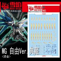 Flaming-Snow MG-125 Freedom Gundam China Limited Ver. Hot Stamp Decals
