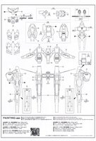 Flaming-Snow MG-136 AGE 1 Full Glansa Fluorescent Decals